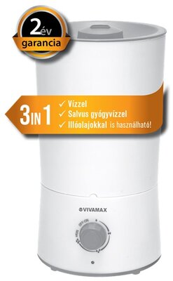 Vivamax GYVH47 Salty-Air „Compact" 3 az 1-ben ultrahangos párásító