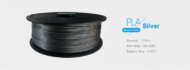 3D Filament - Filament / PLA / Ezüst / 1,75mm / 1kg