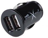 Natec - car charger 12V/24V->2x USB 5V/2A, Mini, Blister