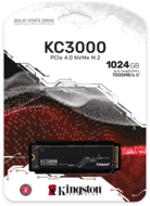 Kingston - KC3000 PCIe 4.0 NVMe M.2 SSD 1024GB - SKC3000S/1024G