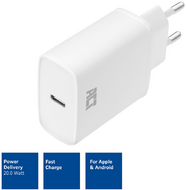 ACT - AC2100 Compact USB-C Charger 20W for fast charging White - AC2100