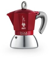 Bialetti Moka 6942 Induction 2 személyes indukciós piros kotyogós kávéfőző