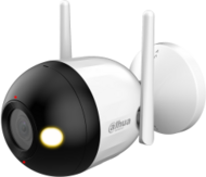 Dahua IP wifi csőkamera - F2C-PV (2MP, 2,8mm, kültéri, 2,4GHz; H265, IR+LED30m, IP67, SD; mikrofon; hangszóró 12VDC)