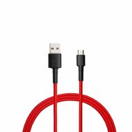 Xiaomi Mi Braided 1m USB A - USB Type-C piros-fekete kábel - SJV4110GL