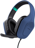 Trust 24991 GXT415B Zirox vezetékes kék gamer headset
