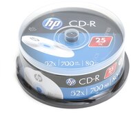 HP CD-R 700MB 52x Hengeres (25 db)