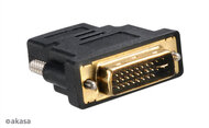 Akasa - DVI-I - HDMI adapter - AK-CBHD03-BK