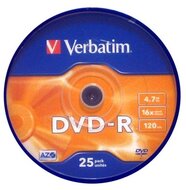 Verbatim DVD-R 4,7GB Hengeres (25 db)