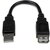Startech - USB 2.0 Extension Adapter Cable A to A - M/F - 15CM