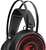 Rampage Fejhallgató - SN-R7 MESH (mikrofon, USB, hangerőszabályzó, nagy-párnás, piros-fekete)