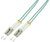 Logilink Fiber duplex patch kábel, OM3, 50/125 , LC-LC, aqua, 2 m - FP3LC02